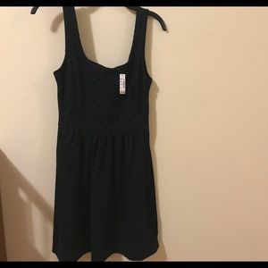 Black Polka Dot Madewell Dress XS